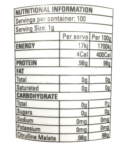 Gen-Tec Citrulline Malate