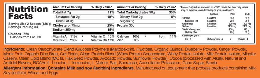 Clean Gainer by Rival Us