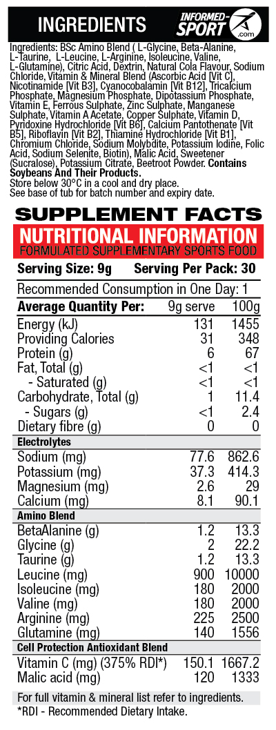 BSc Essential BCAA Fuel